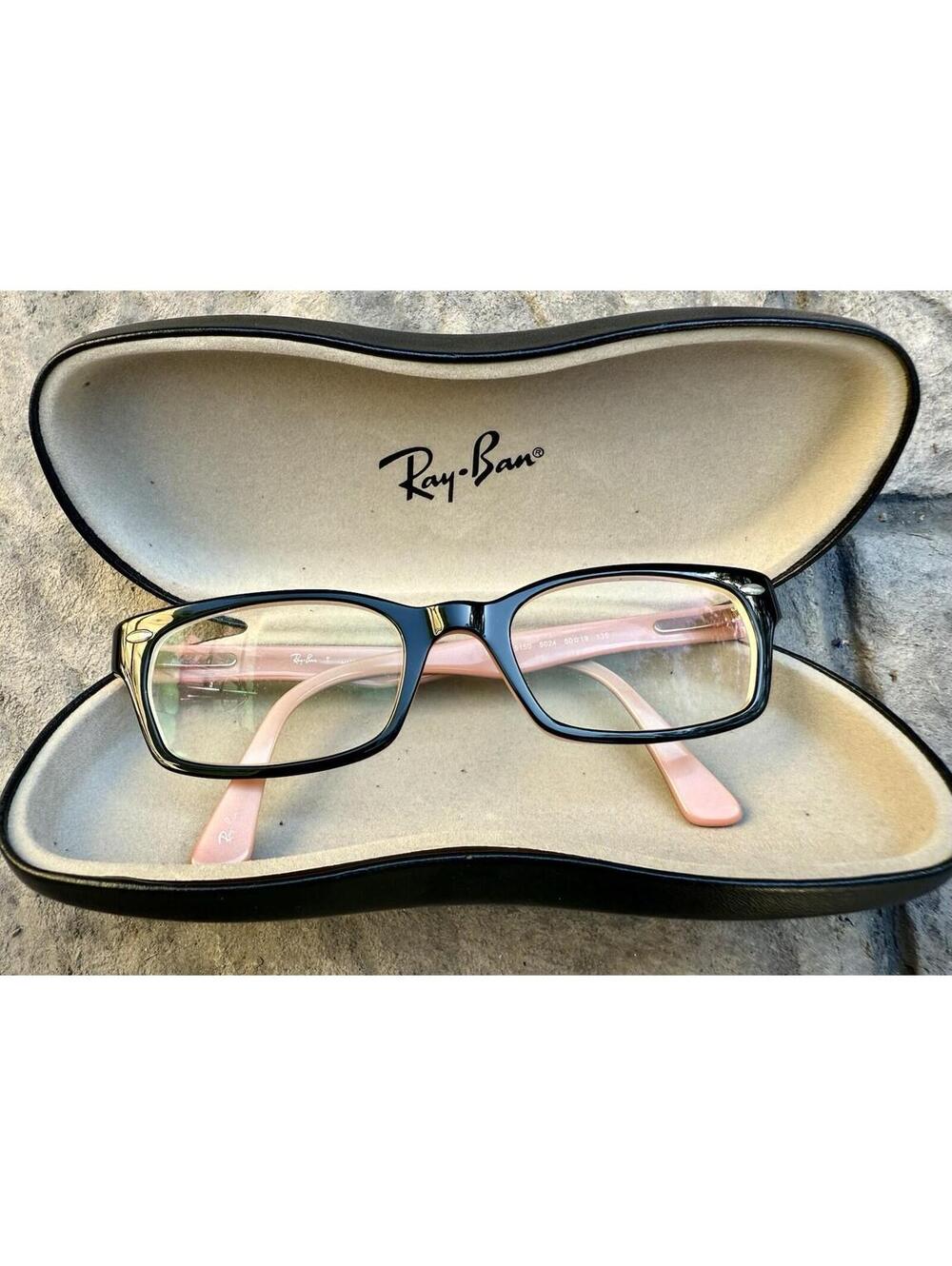 Ray-Ban Eyeglasses RB 5150 5024 50‎ [] 19 135 MM Black Pink Glasses Frames Only